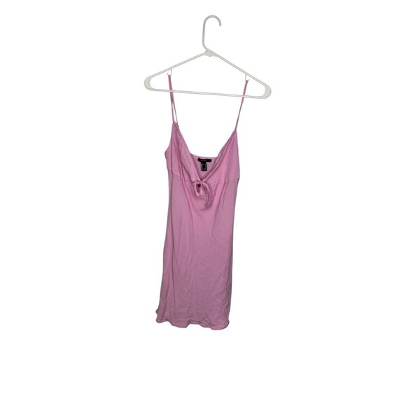 Pink Sleeveless Mini Slip Dress With Adjustable Spaghetti Straps - Picture 1 of 5